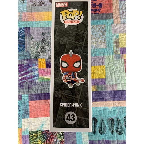 Funko Pop! Marvel Spider-Man Spider-Punk Target Exclusive Comic cover W Case New - Picture 7 of 8